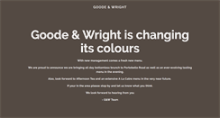 Desktop Screenshot of goodeandwright.co.uk