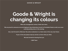Tablet Screenshot of goodeandwright.co.uk